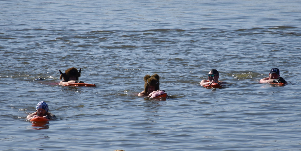 IX Zimowa Przeprawa Wisły Wpław