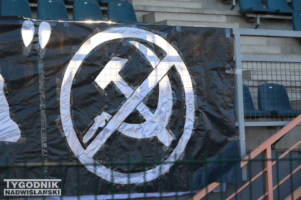 Kibice na meczu Siarka - Pogoń Sokół Lubaczów