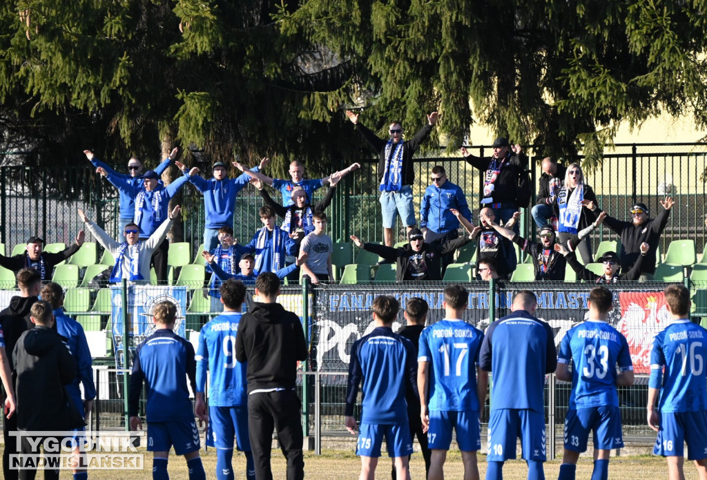 Kibice na meczu Siarka - Pogoń Sokół Lubaczów