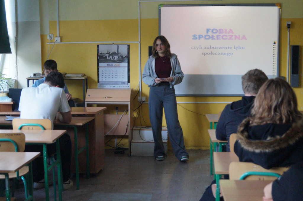 Spotkanie przedstawicieli Kopernika z uczniami SP10