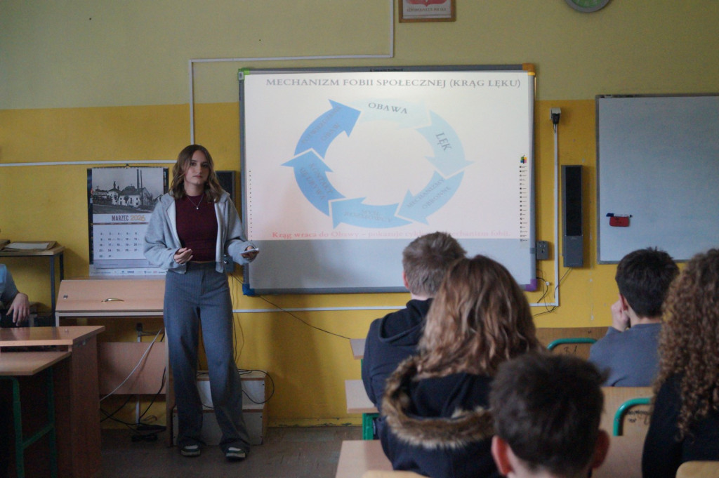 Spotkanie przedstawicieli Kopernika z uczniami SP10