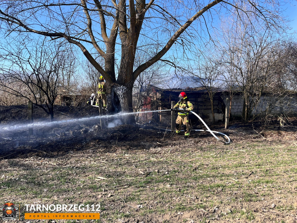 Pożar w  Tarnobrzegu