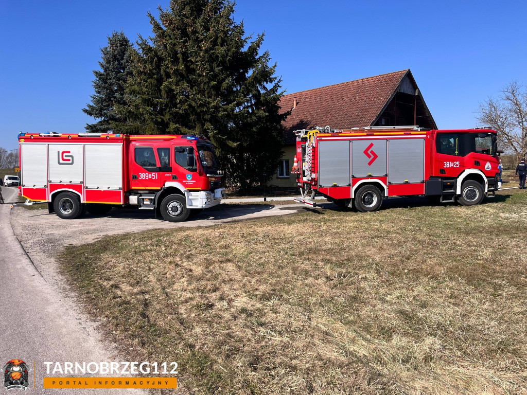 Pożar w  Tarnobrzegu