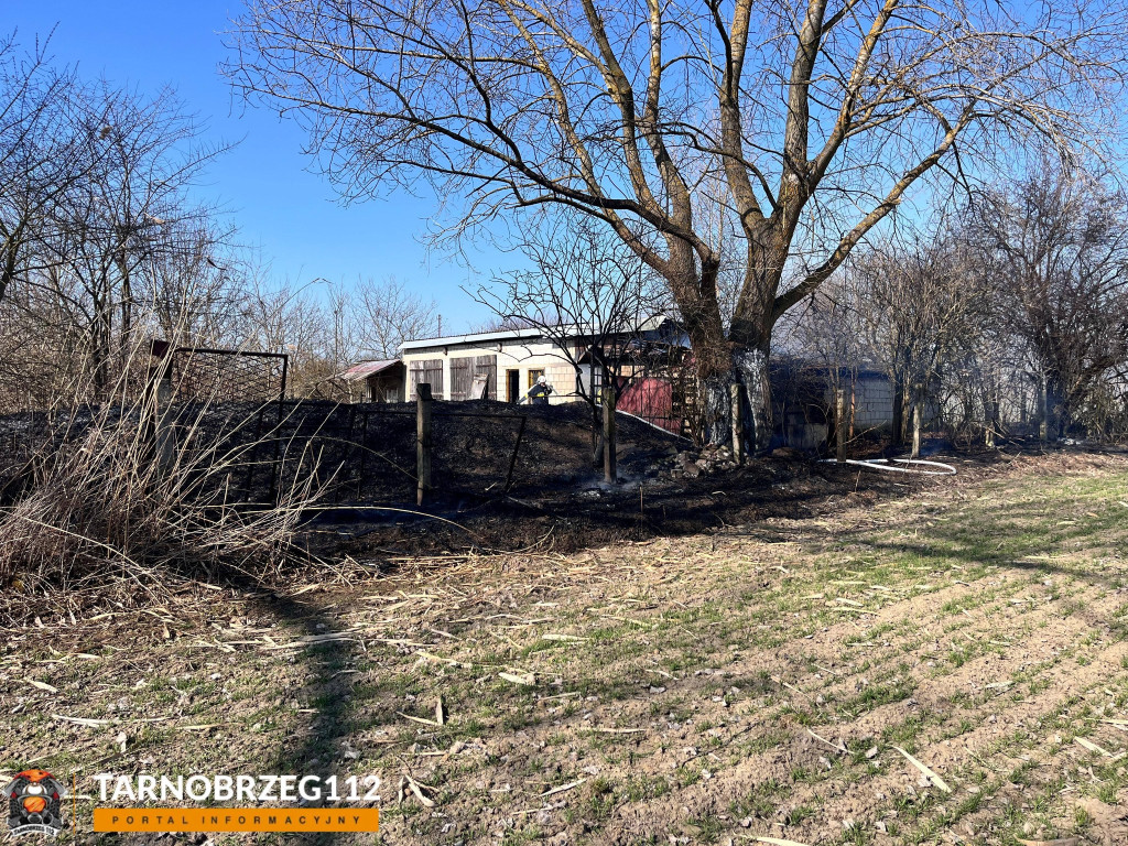 Pożar w  Tarnobrzegu