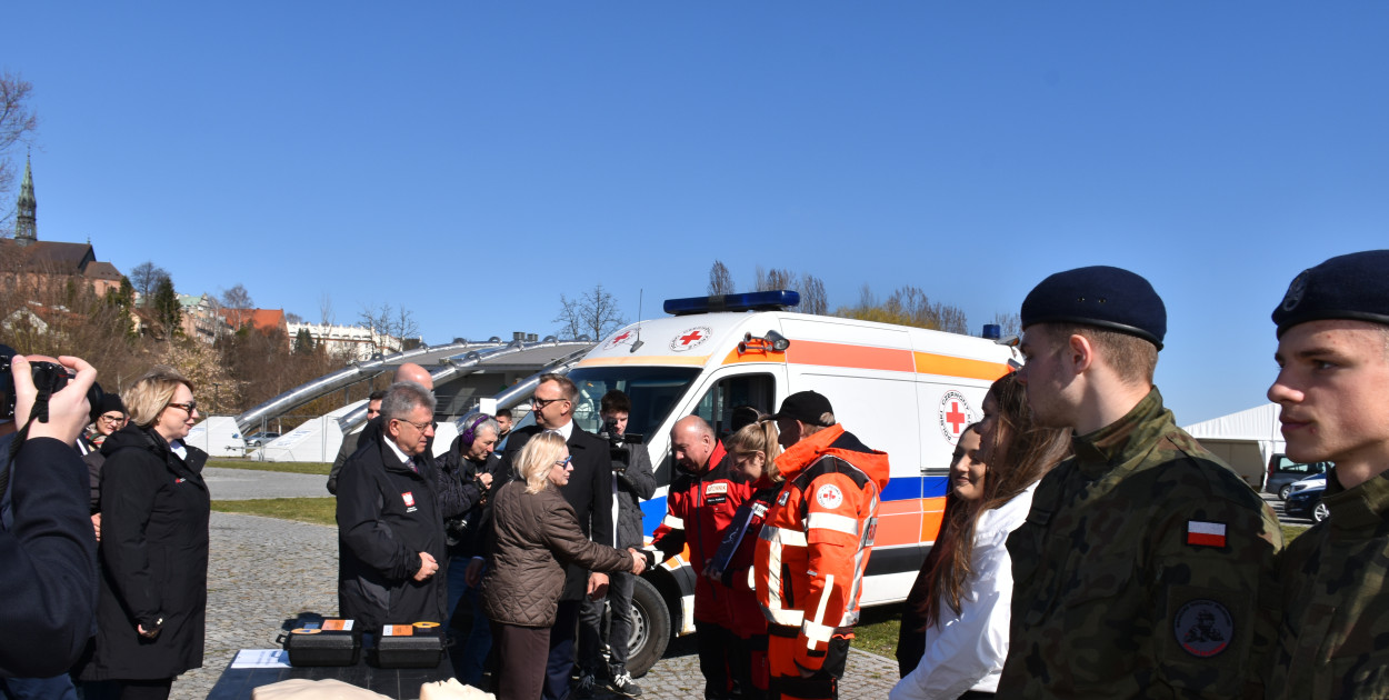 Przekazanie sprzętu w Sandomierzu