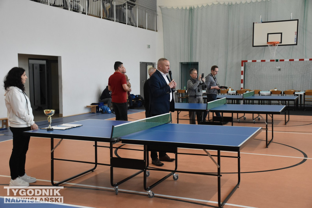 Turniej tenisa stołowego w Chmielowie