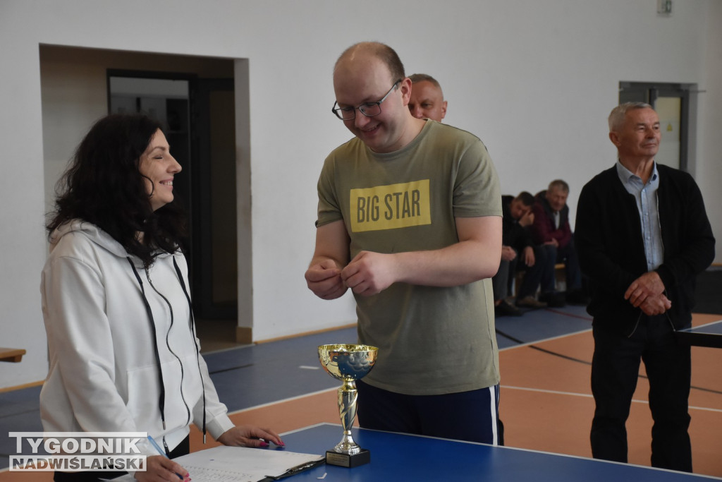 Turniej tenisa stołowego w Chmielowie