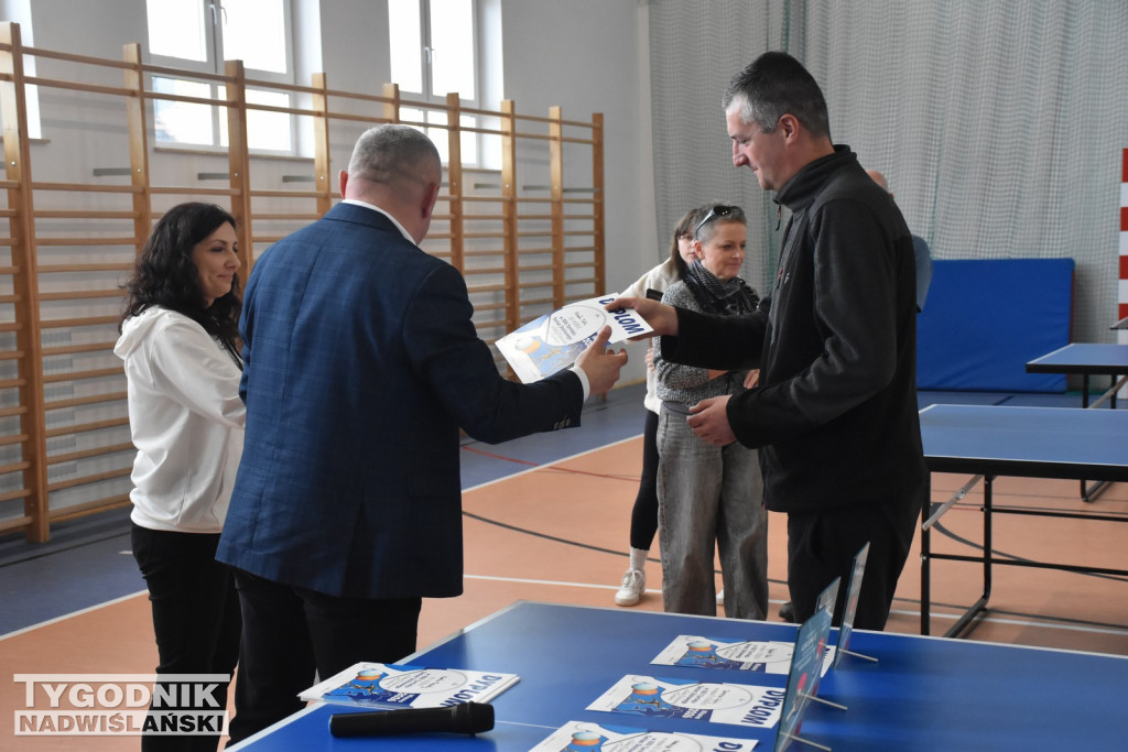 Turniej tenisa stołowego w Chmielowie