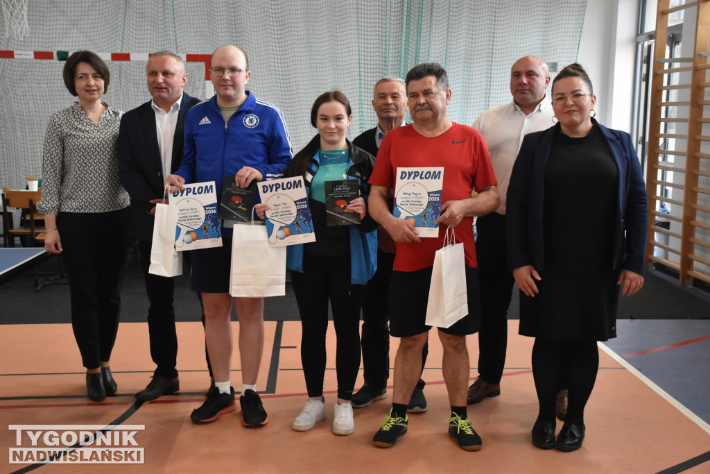 Turniej tenisa stołowego w Chmielowie