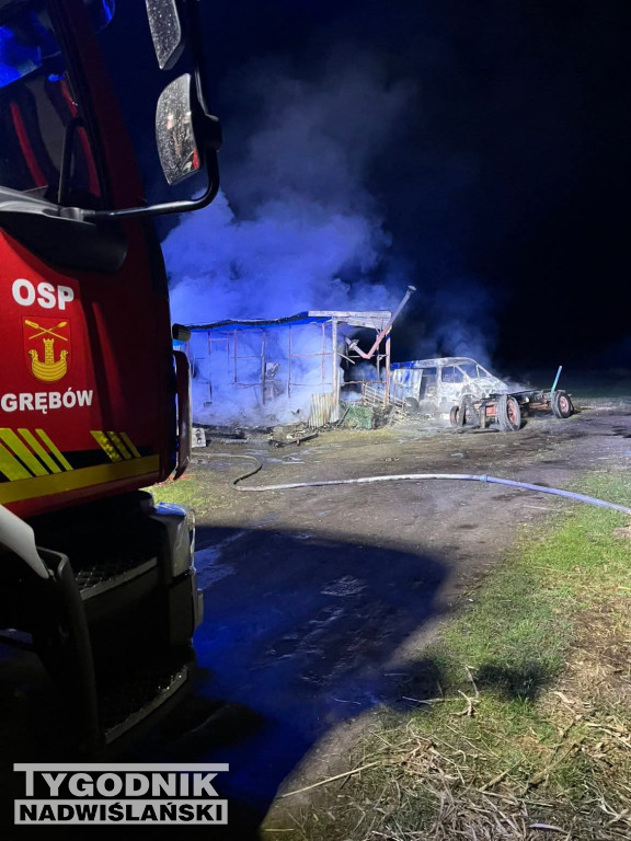 Pożar w Grębowie