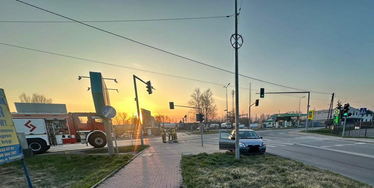 Wypadek w Sandomierzu