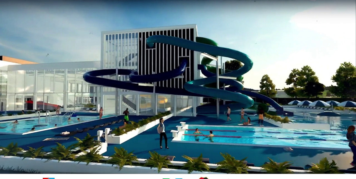 Aquapark Stalowa Wola - wizualizacja