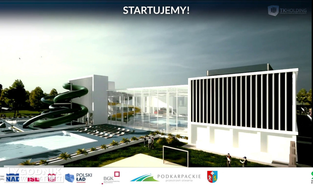 Aquapark Stalowa Wola - wizualizacja