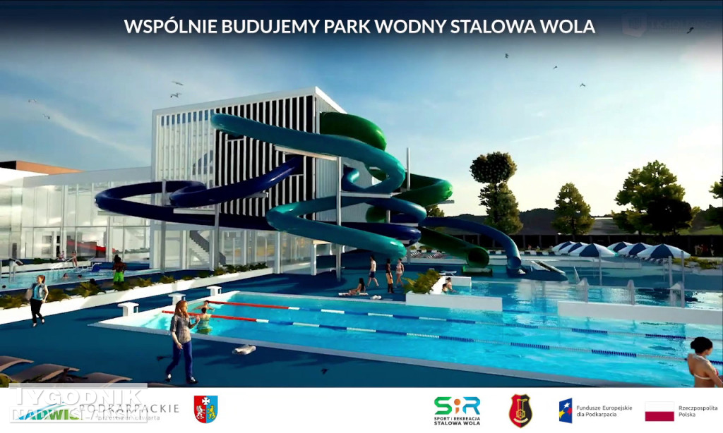 Aquapark Stalowa Wola - wizualizacja