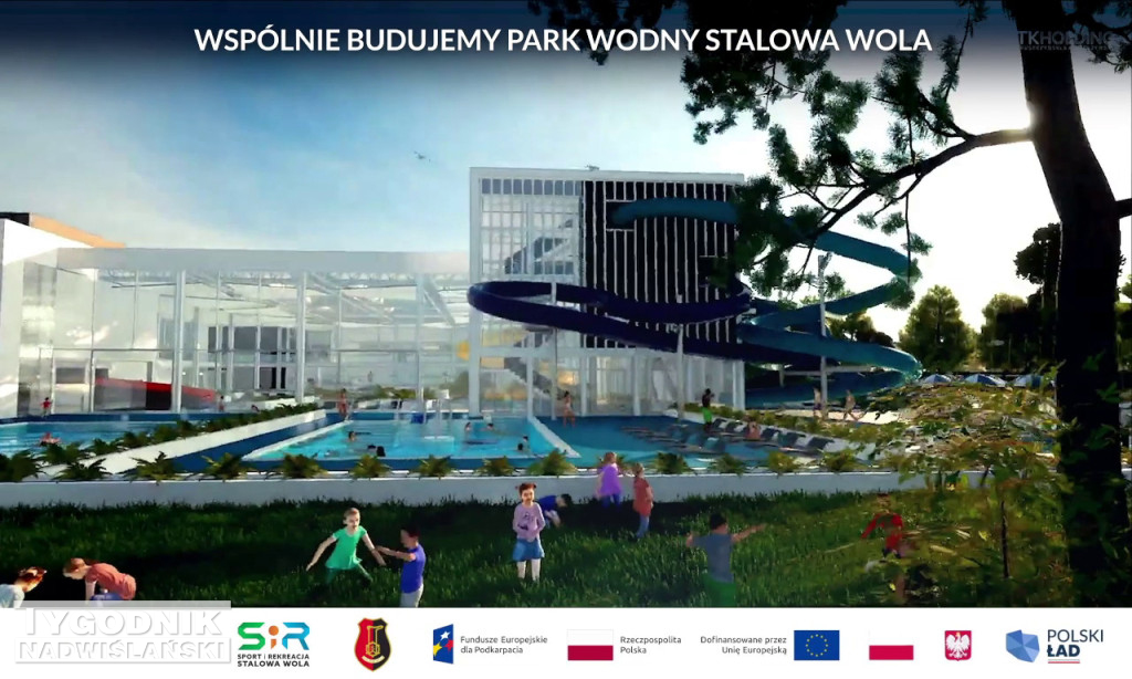 Aquapark Stalowa Wola - wizualizacja