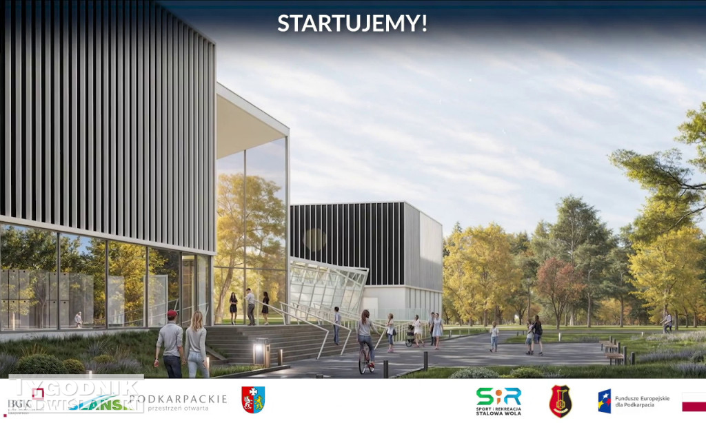 Aquapark Stalowa Wola - wizualizacja