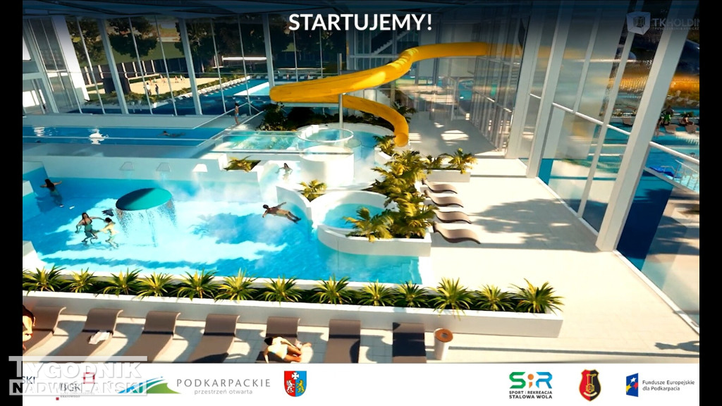 Aquapark Stalowa Wola - wizualizacja