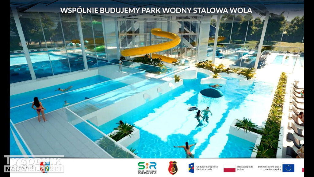 Aquapark Stalowa Wola - wizualizacja