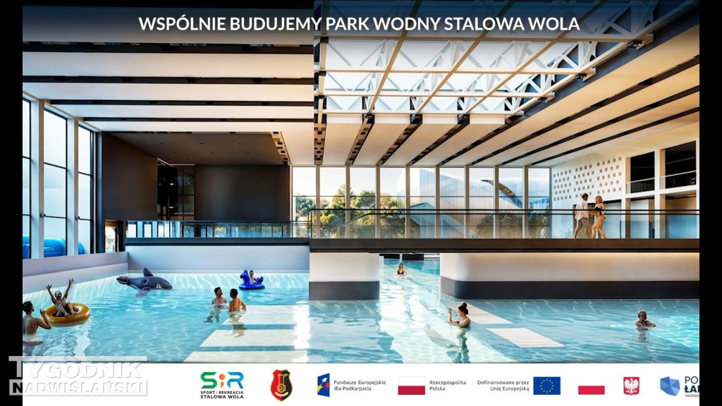 Aquapark Stalowa Wola - wizualizacja