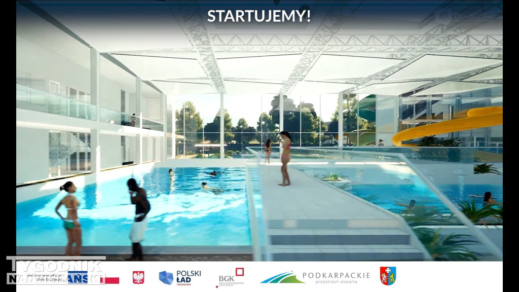 Aquapark Stalowa Wola - wizualizacja