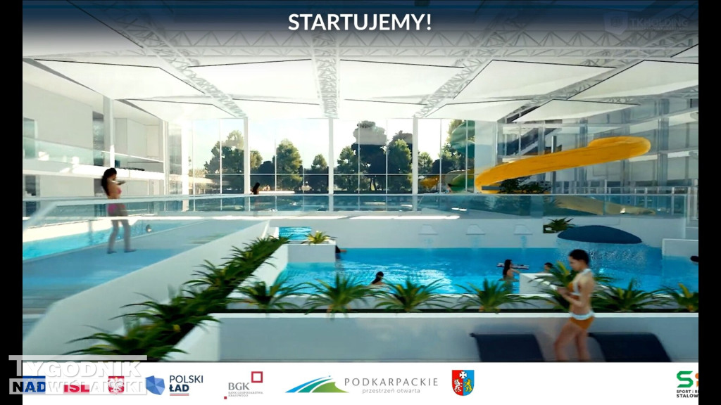 Aquapark Stalowa Wola - wizualizacja