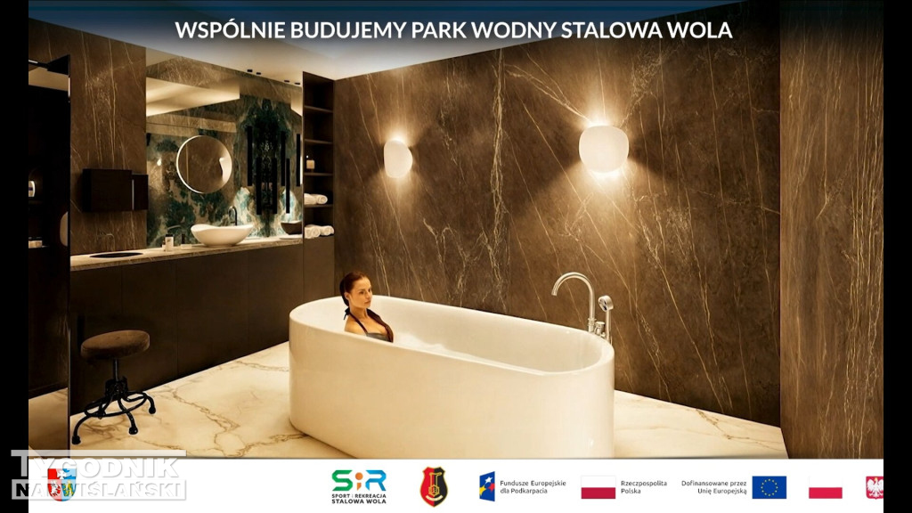 Aquapark Stalowa Wola - wizualizacja