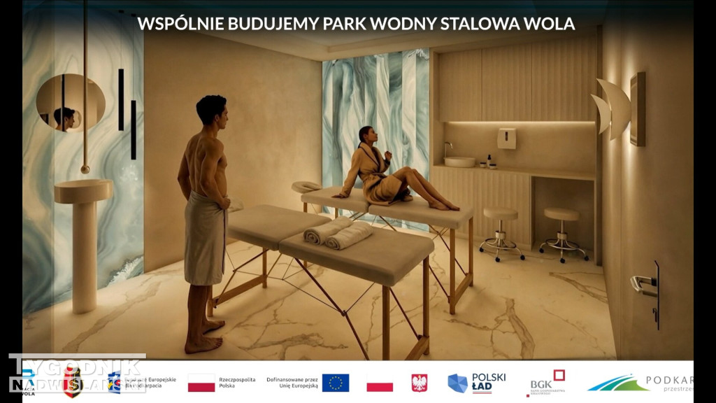 Aquapark Stalowa Wola - wizualizacja