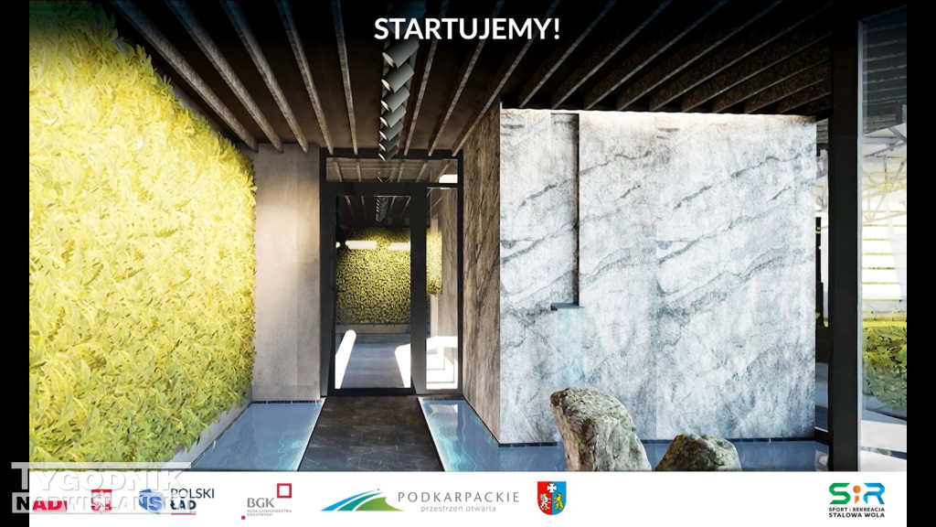 Aquapark Stalowa Wola - wizualizacja