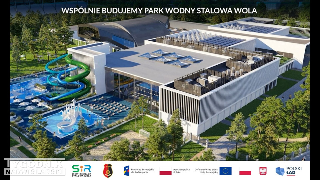 Aquapark Stalowa Wola - wizualizacja