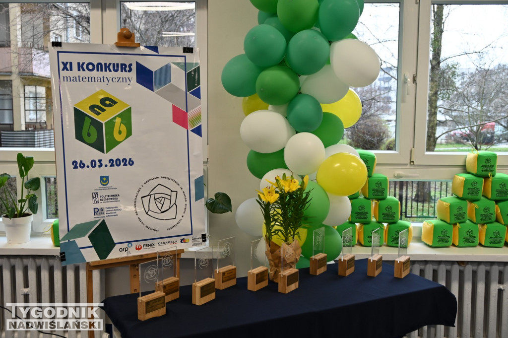 Matematyczne wyzwania w Tarnobrzegu. Za nami XI edycja konkursu „6 na 6”