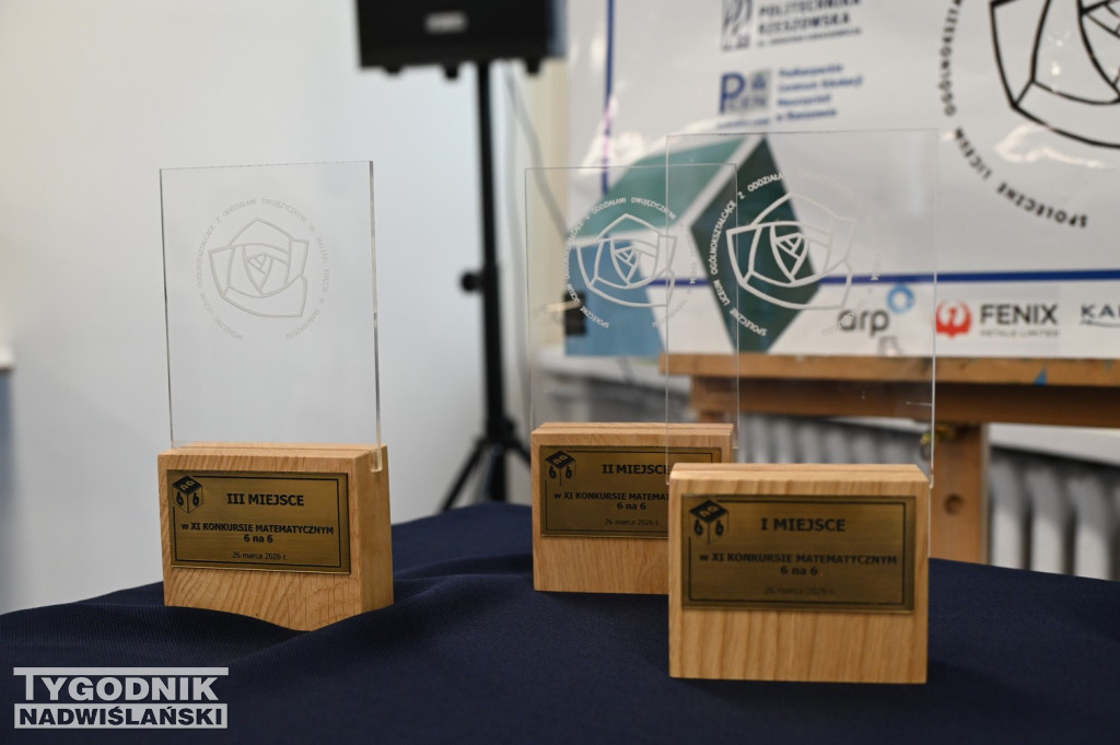 Matematyczne wyzwania w Tarnobrzegu. Za nami XI edycja konkursu „6 na 6”