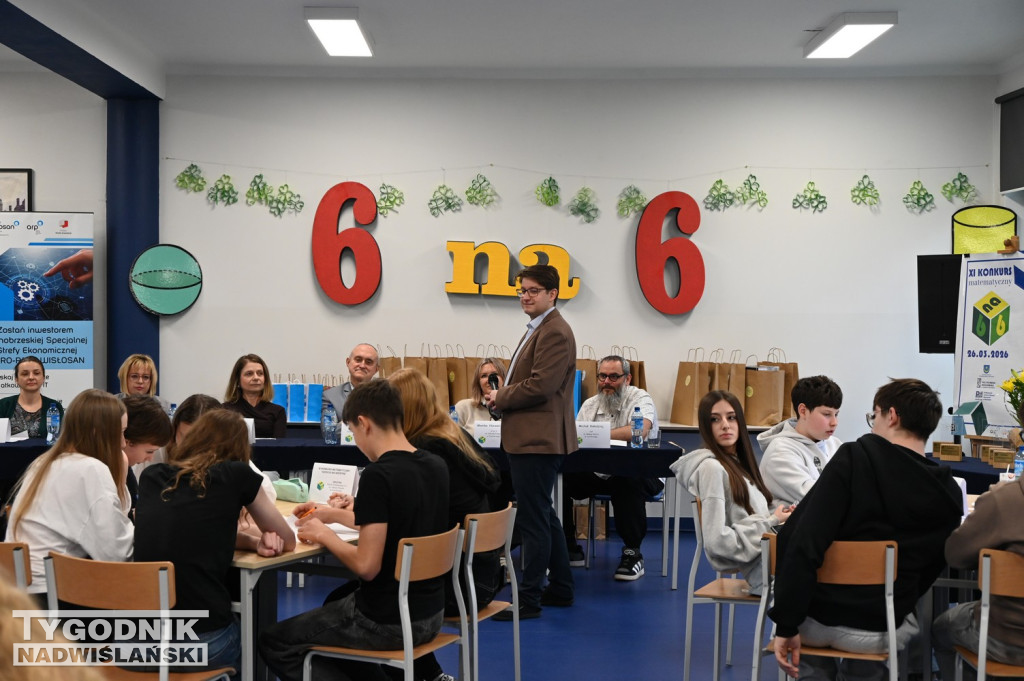 Matematyczne wyzwania w Tarnobrzegu. Za nami XI edycja konkursu „6 na 6”