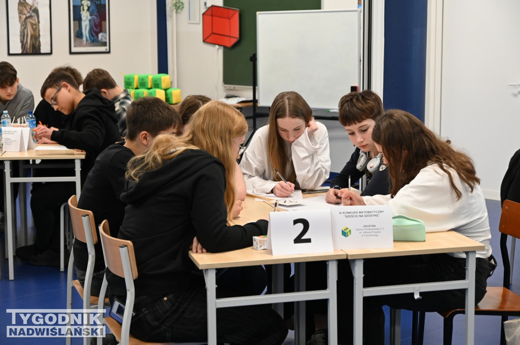 Matematyczne wyzwania w Tarnobrzegu. Za nami XI edycja konkursu „6 na 6”