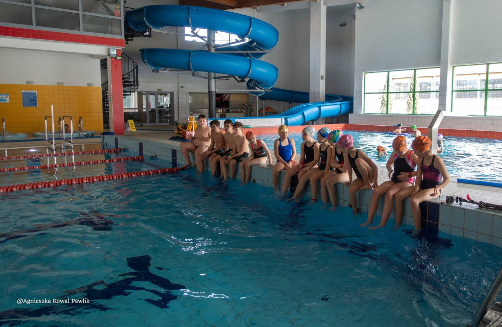 Nurkowanie na basenie w Nowej Dębie