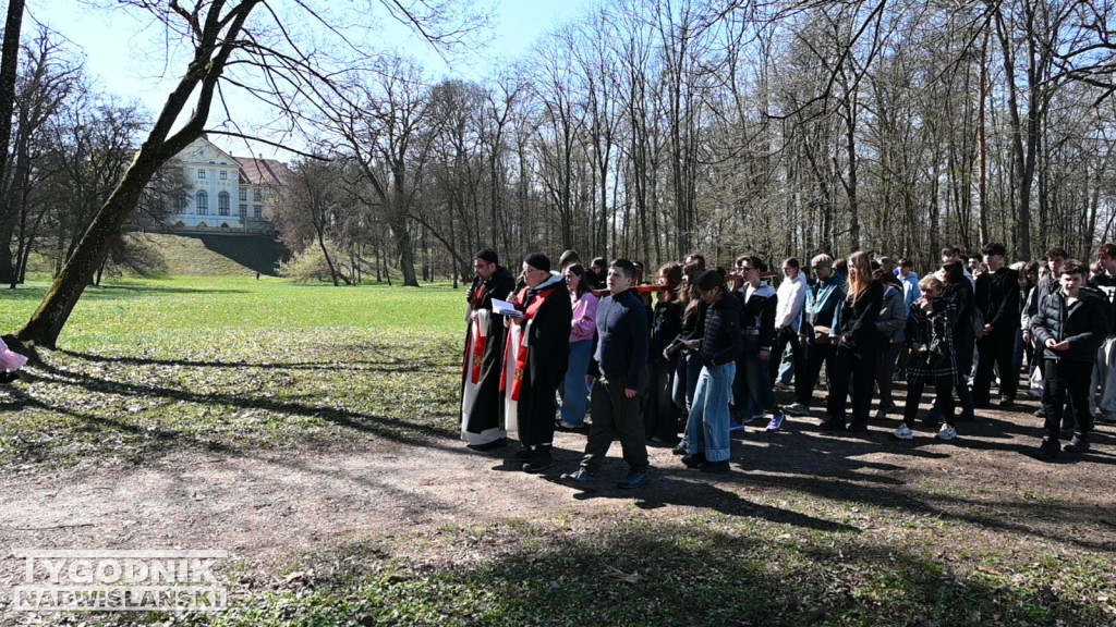 Droga Krzyżowa w parku dzikowskim