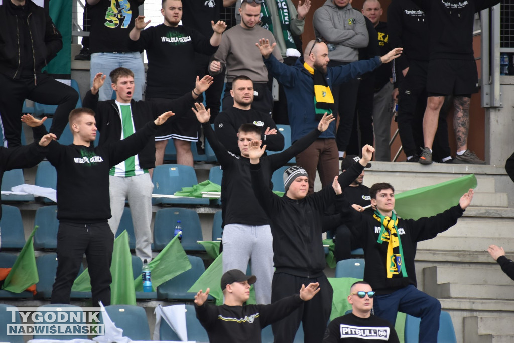 Zdjęcia kibiców mecz Siarka - Wisłoka