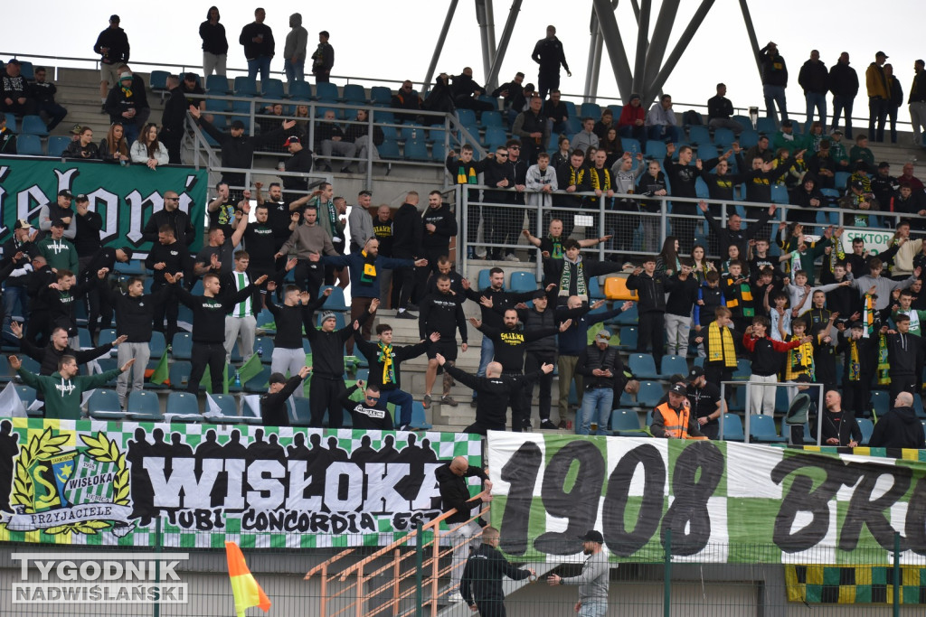 Zdjęcia kibiców mecz Siarka - Wisłoka