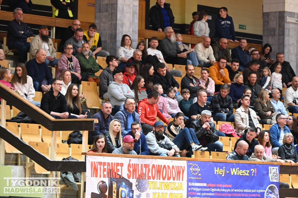 Kibice na meczu MKKS Siarka - AZS Politechnika Gdańska