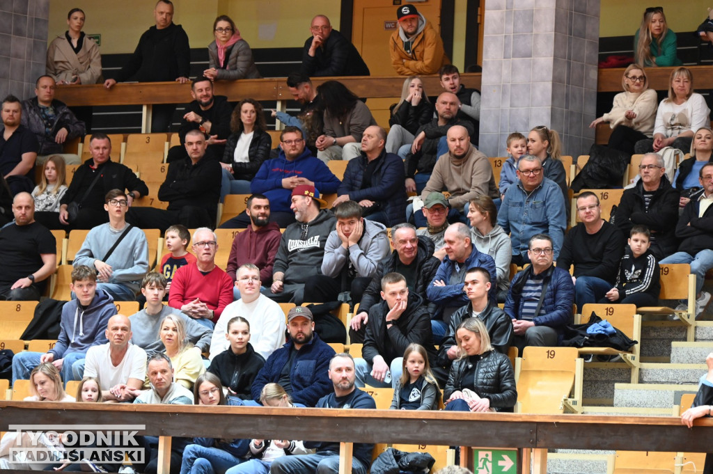 Kibice na meczu MKKS Siarka - AZS Politechnika Gdańska
