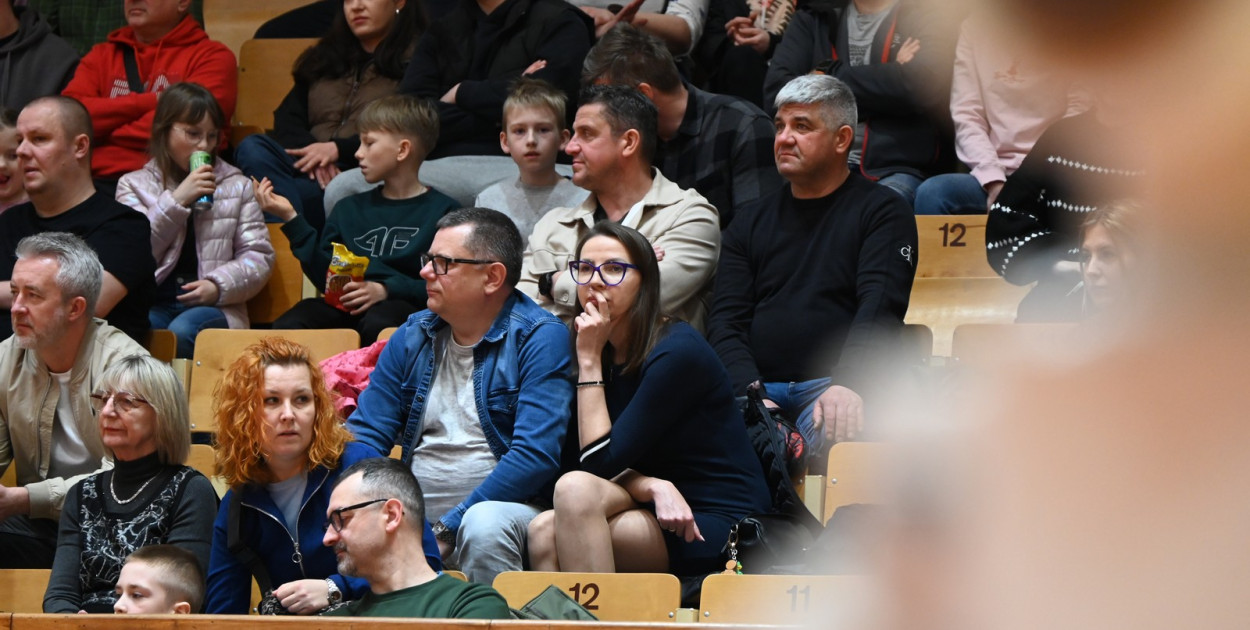 Kibice na meczu MKKS Siarka - AZS Politechnika Gdańska