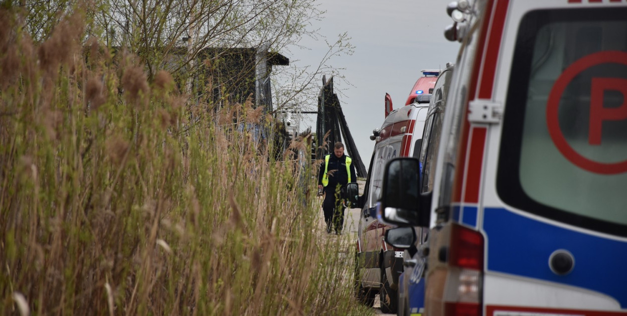 Akcja ratunkowa nad Jeziorem Tarnobrzeskim