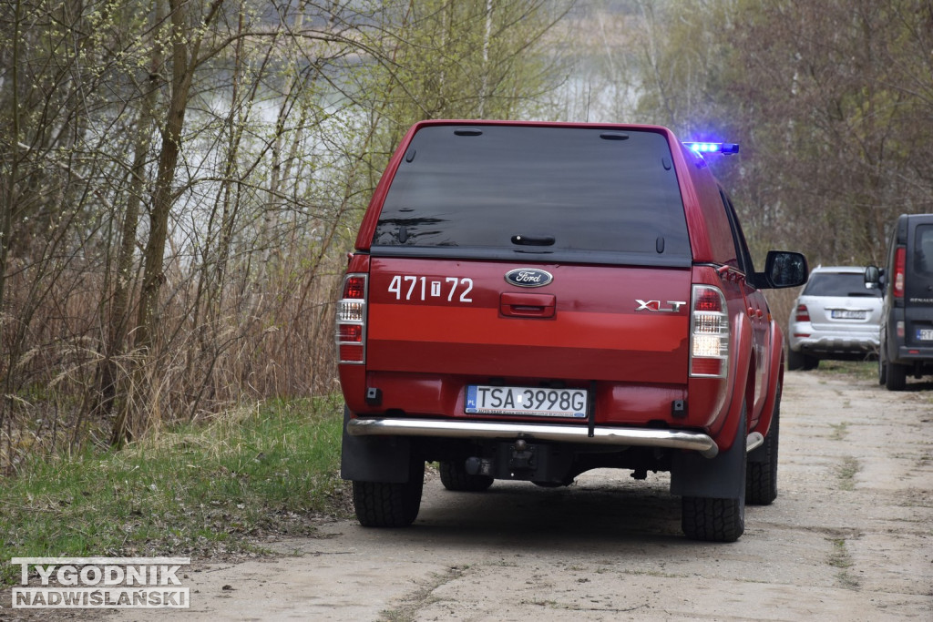 Akcja ratunkowa nad Jeziorem Tarnobrzeskim