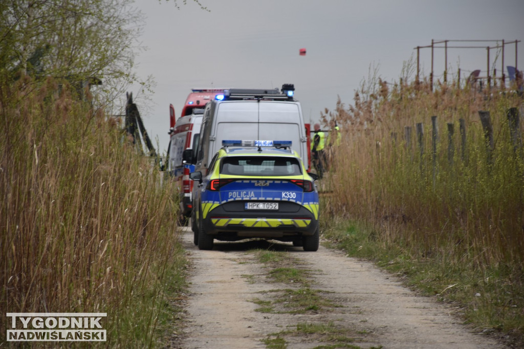 Akcja ratunkowa nad Jeziorem Tarnobrzeskim