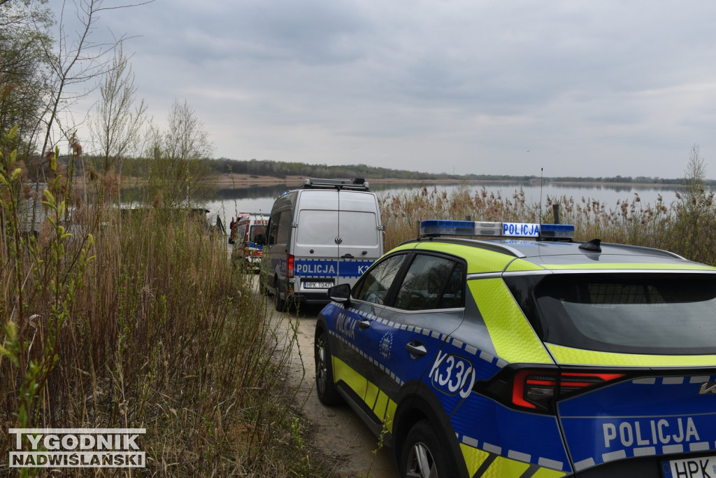 Akcja ratunkowa nad Jeziorem Tarnobrzeskim
