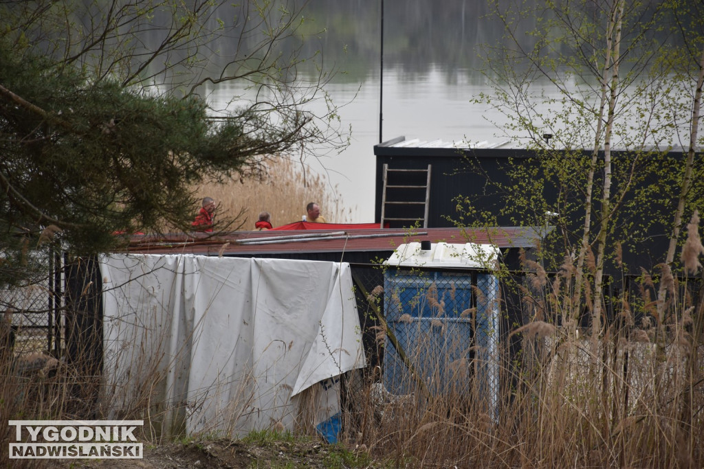 Akcja ratunkowa nad Jeziorem Tarnobrzeskim