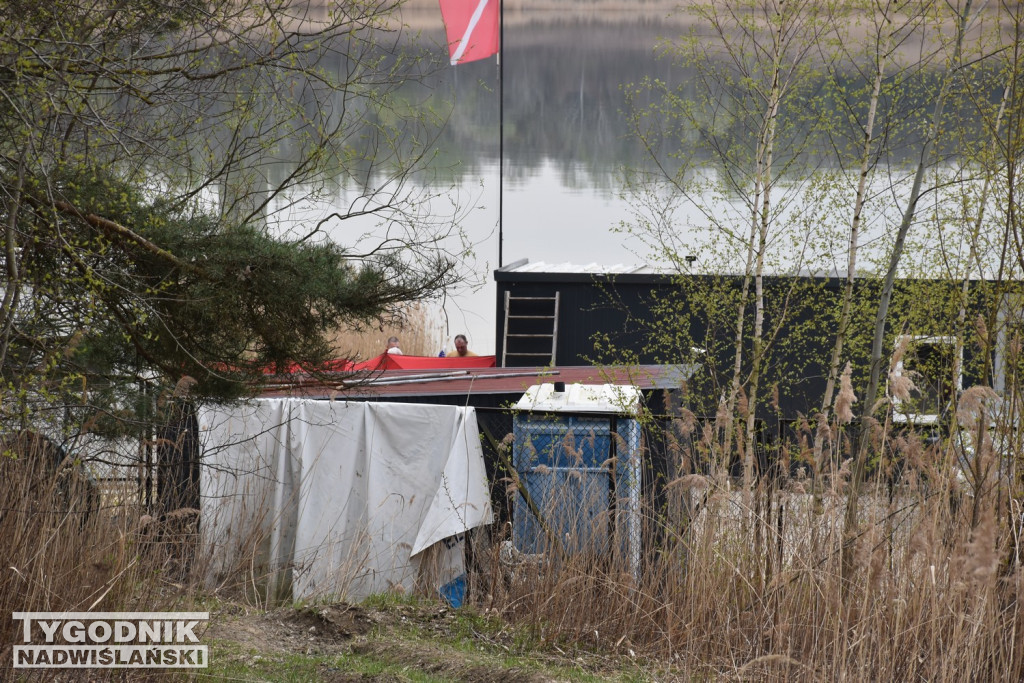 Akcja ratunkowa nad Jeziorem Tarnobrzeskim