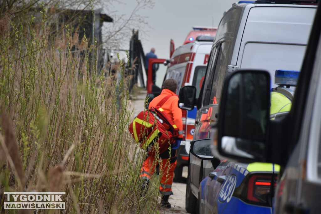 Akcja ratunkowa nad Jeziorem Tarnobrzeskim