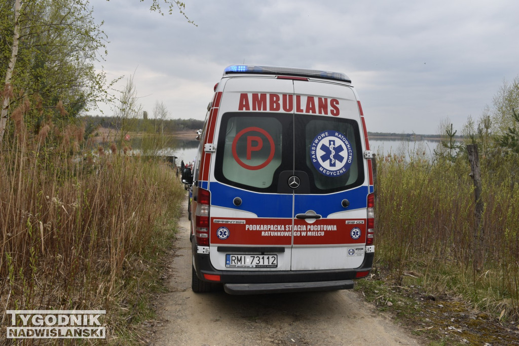 Akcja ratunkowa nad Jeziorem Tarnobrzeskim