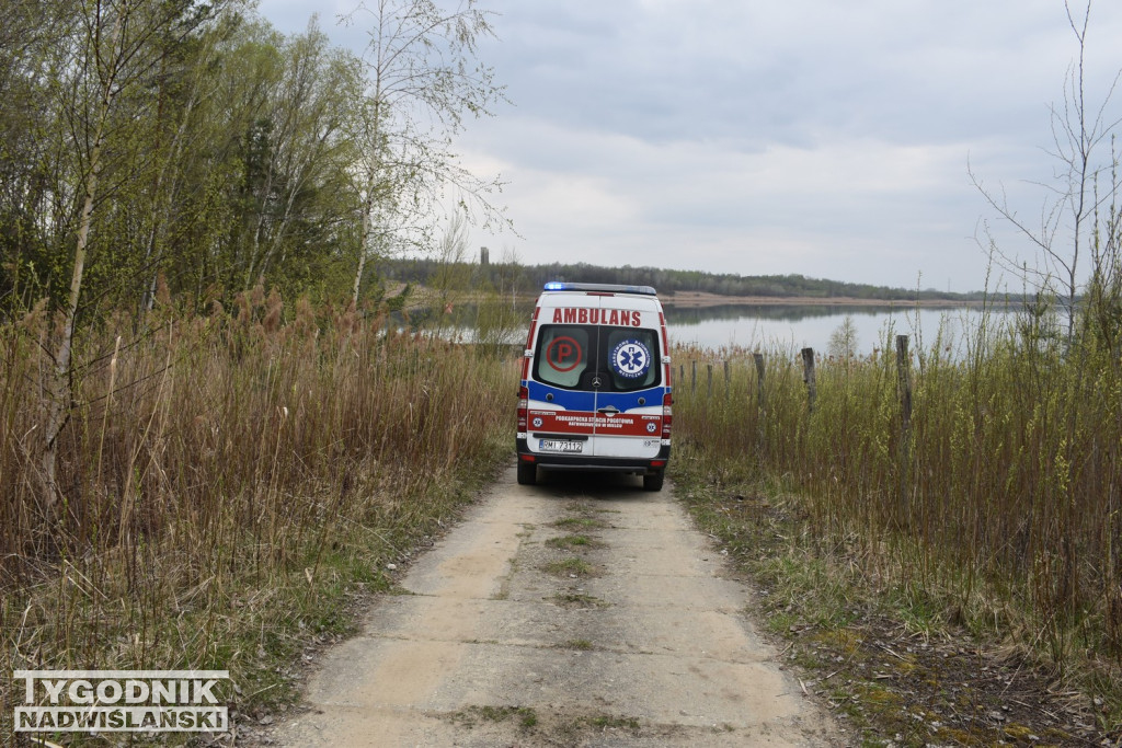 Akcja ratunkowa nad Jeziorem Tarnobrzeskim