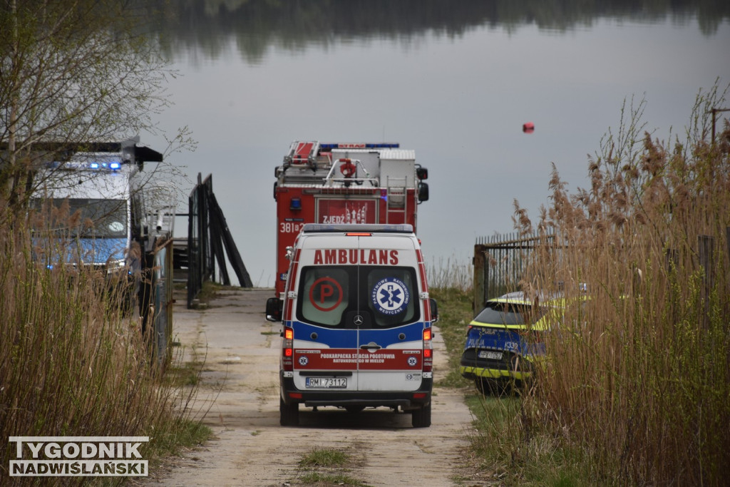 Akcja ratunkowa nad Jeziorem Tarnobrzeskim